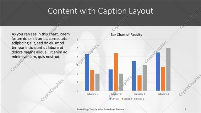 Content with Caption presentation slide layout