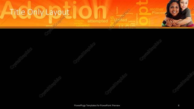 Title Only presentation slide layout