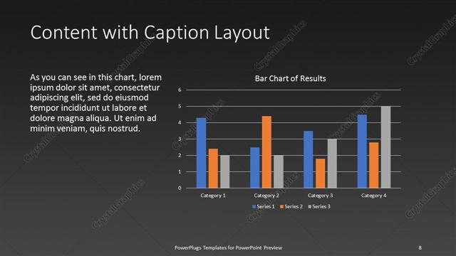 Content with Caption presentation slide layout