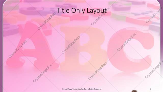 Title Only presentation slide layout