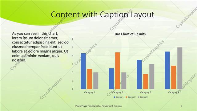 Content with Caption presentation slide layout