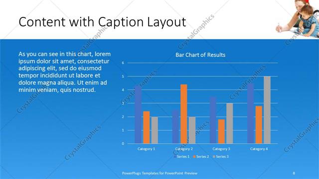 Content with Caption presentation slide layout