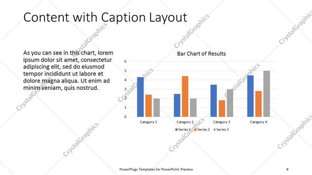 Content with Caption presentation slide layout