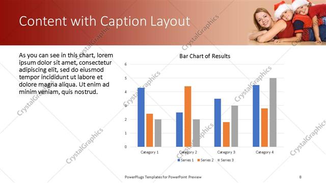 Content with Caption presentation slide layout
