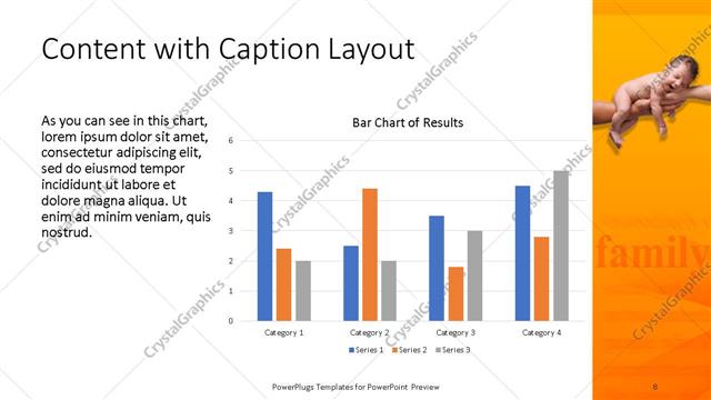 Content with Caption presentation slide layout