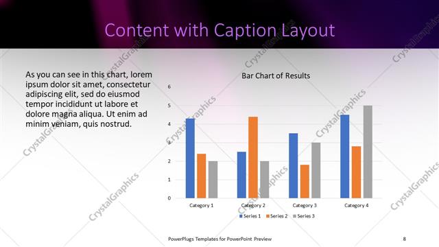 Content with Caption presentation slide layout