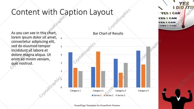 Content with Caption presentation slide layout