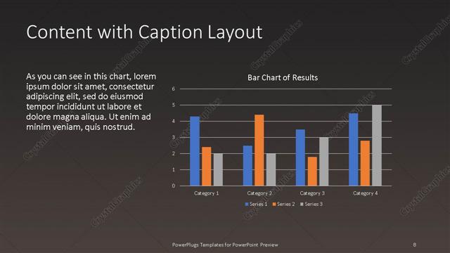 Content with Caption presentation slide layout