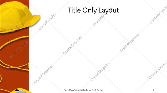 Title Only presentation slide layout