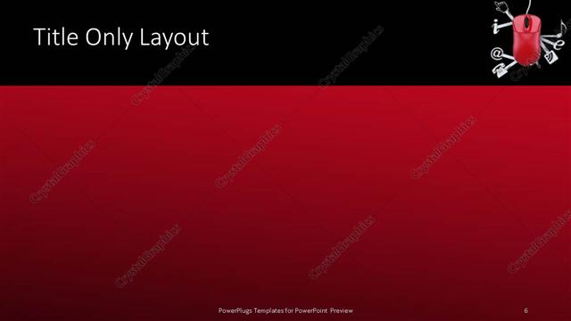 Title Only presentation slide layout