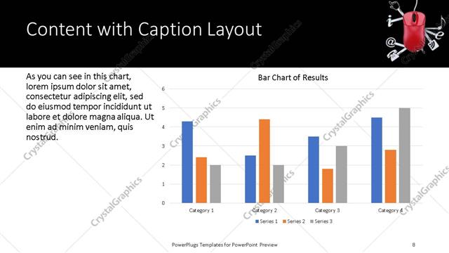 Content with Caption presentation slide layout