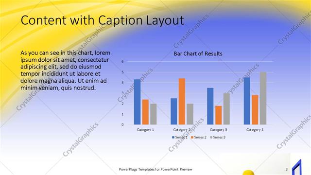 Content with Caption presentation slide layout