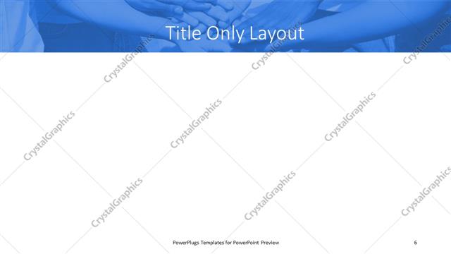 Title Only presentation slide layout