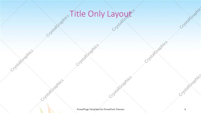 Title Only presentation slide layout
