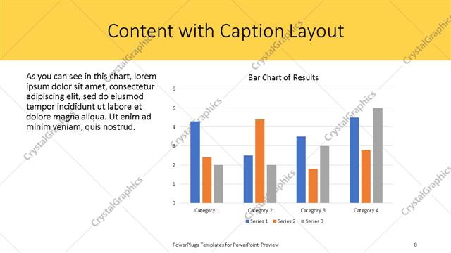 Content with Caption presentation slide layout