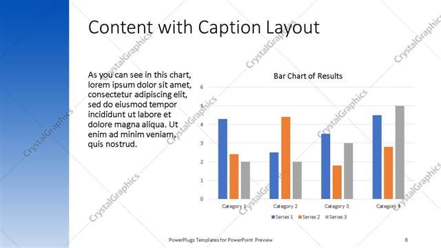 Content with Caption presentation slide layout