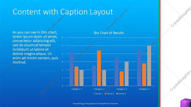 Content with Caption presentation slide layout