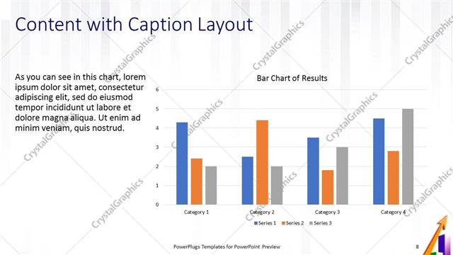 Content with Caption presentation slide layout