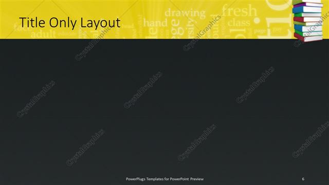 Title Only presentation slide layout