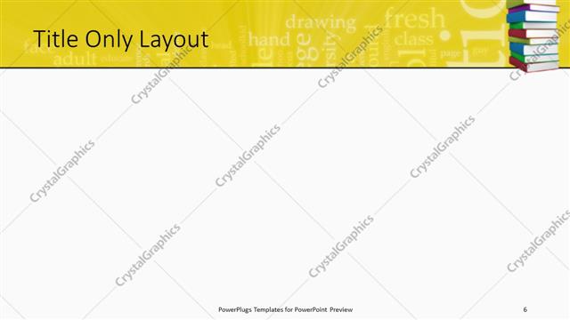 Title Only presentation slide layout