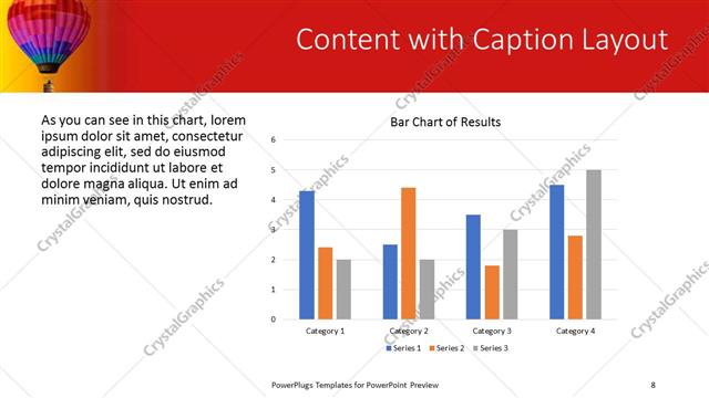 Content with Caption presentation slide layout