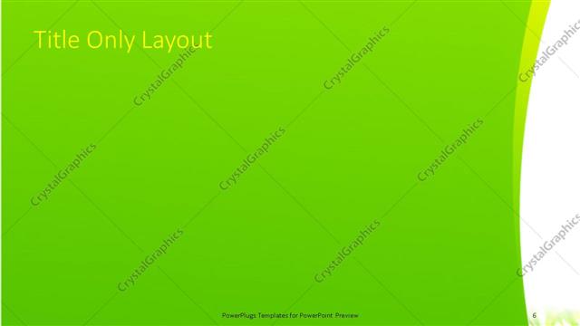 Title Only presentation slide layout