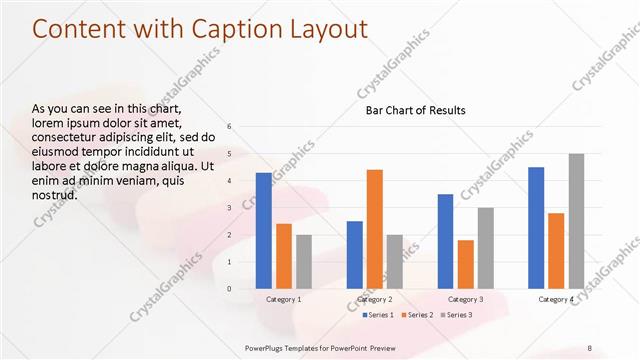 Content with Caption presentation slide layout