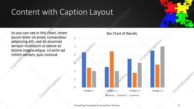 Content with Caption presentation slide layout