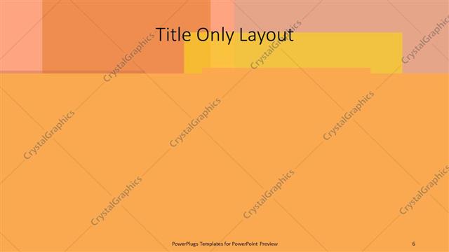 Title Only presentation slide layout