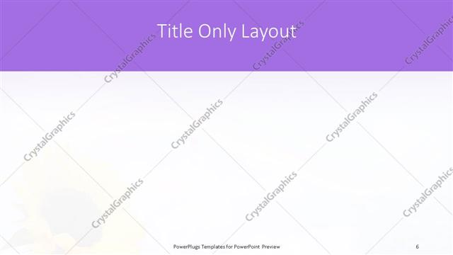 Title Only presentation slide layout