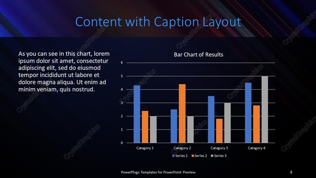 Content with Caption presentation slide layout