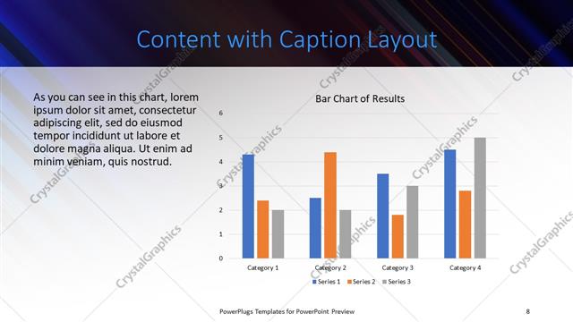 Content with Caption presentation slide layout