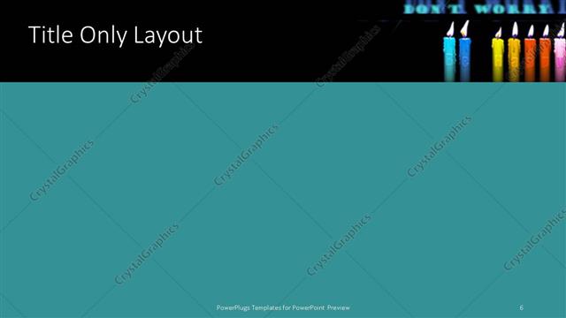 Title Only presentation slide layout