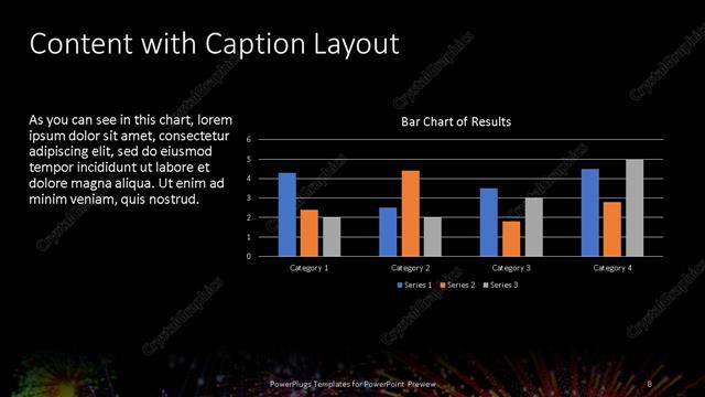 Content with Caption presentation slide layout