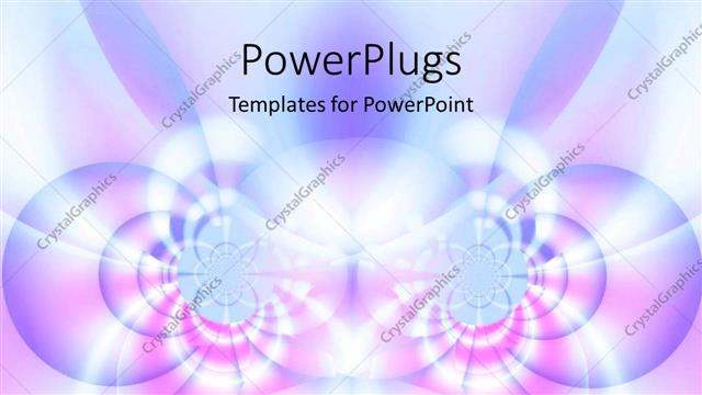  Presentation with floral - Multicolored floral background with place for text