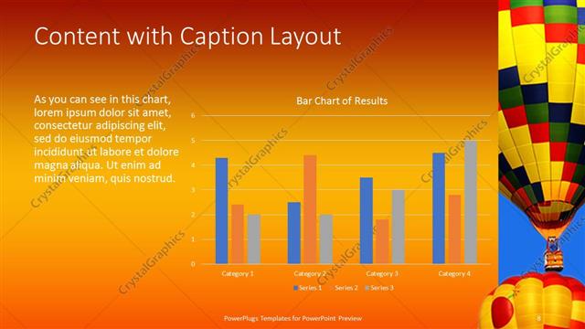 Content with Caption presentation slide layout