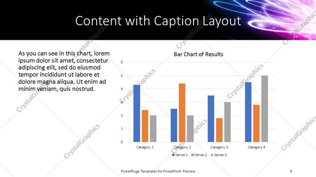 Content with Caption presentation slide layout