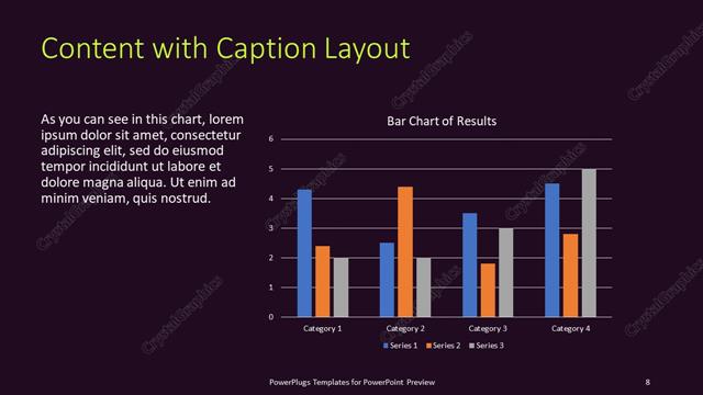 Content with Caption presentation slide layout