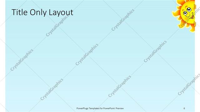 Title Only presentation slide layout