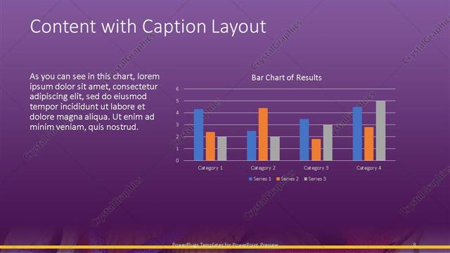 Content with Caption presentation slide layout