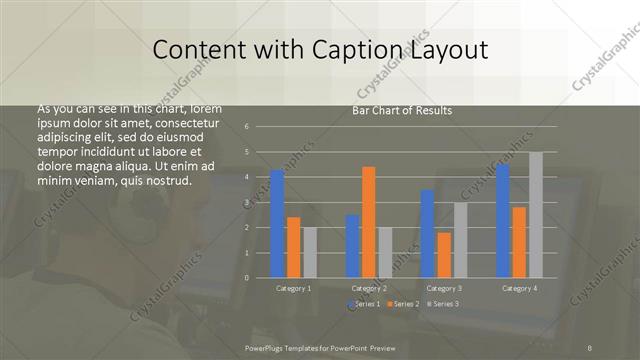 Content with Caption presentation slide layout