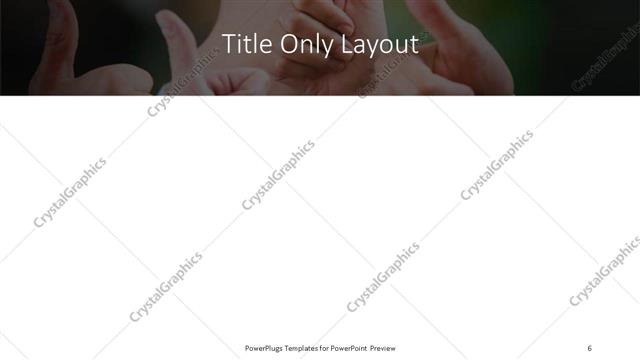 Title Only presentation slide layout