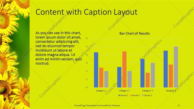 Content with Caption presentation slide layout