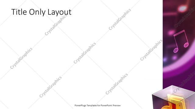 Title Only presentation slide layout