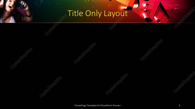 Title Only presentation slide layout