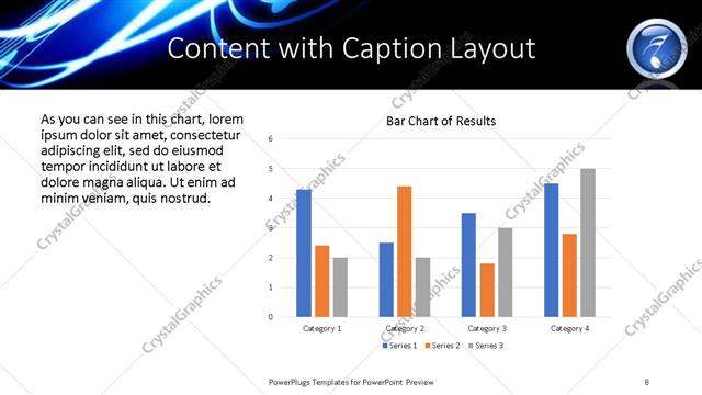 Content with Caption presentation slide layout