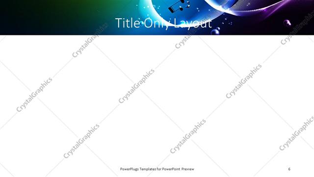 Title Only presentation slide layout