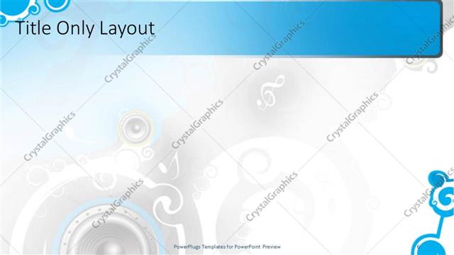 Title Only presentation slide layout