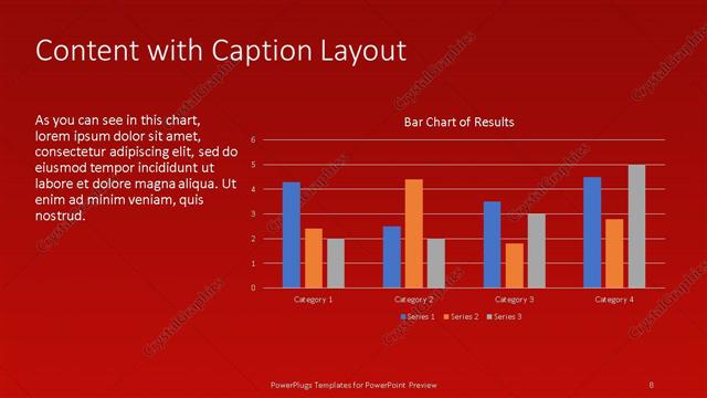 Content with Caption presentation slide layout