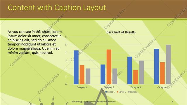 Content with Caption presentation slide layout